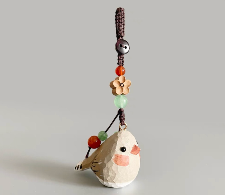 Whispers in Wood: Wood Carving Keychain